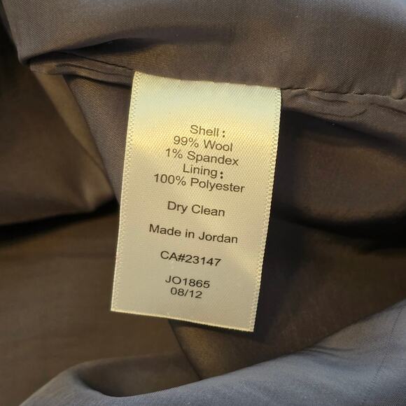 Talbots Womens Pencil Skirt Size 14W Gray Wool Blend Below Knee Professional - Picture 5 of 10